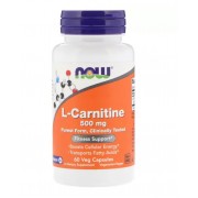 L-карнитин 500 мг NOW 60 капс