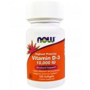 Vitamin D-3 10000 ME NOW 120 капс