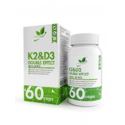 Витамин D3 + K2 400IU NaturalSupp 60 капс ​Распродажа!!!! Срок до 11.03.2023