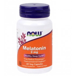 Мелатонин 3 мг NOW 60 капс