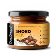 Паста ореховая натуральная "Shoko Milk Peanut Butter" DopDrops 250г