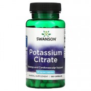 Калий цитрат / Potassium Citrate Swanson Ult 99 мг 120 капс