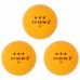 Мяч для настольного тенниса BOSHIKA, 3*** оранжевый (набор 3 шт)