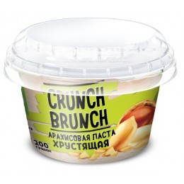 Арахисовая паста Crunch-Brunch хрустящая 200г