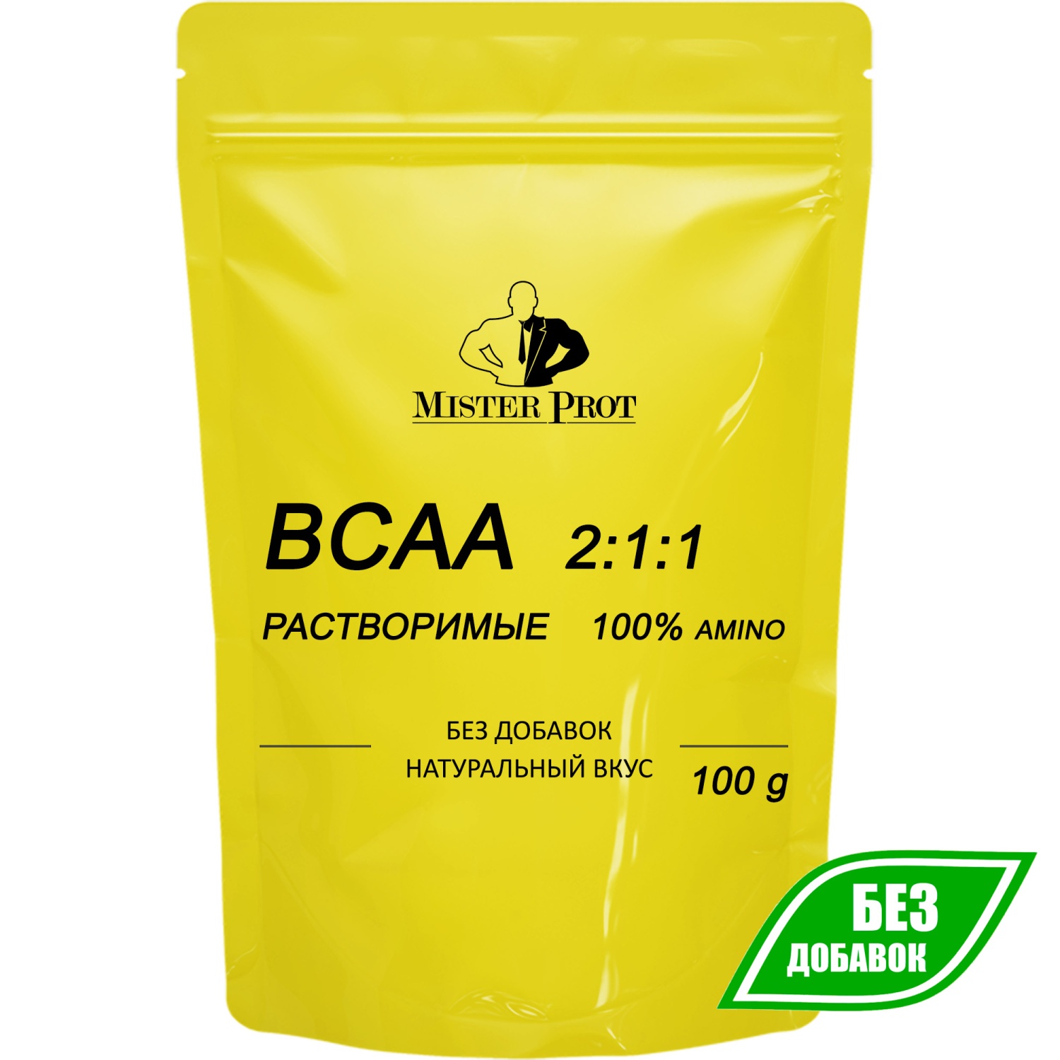 ВСАА 2:1:1 Растворимые, Mister Prot 100 гр