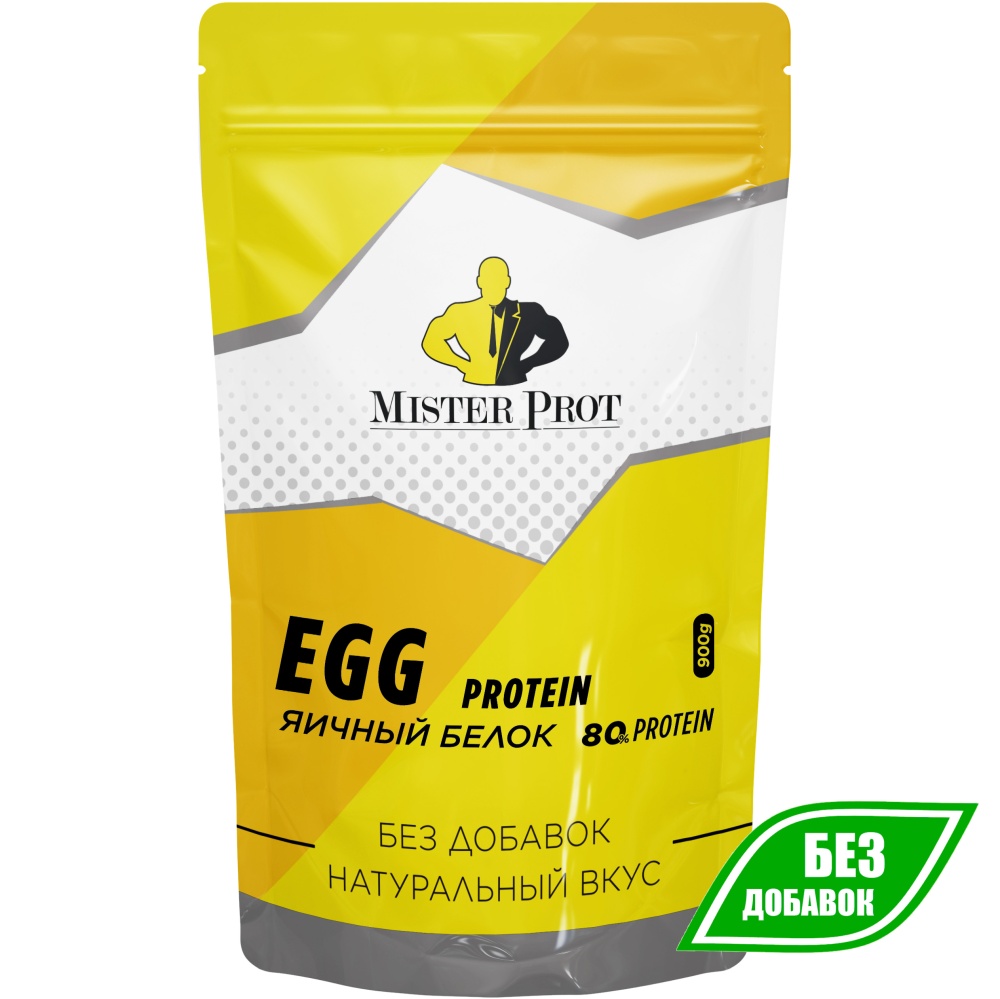 Яичный белок 80% Mister Prot 900 гр