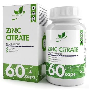 Цинк Цитрат NaturalSupp 60 капс